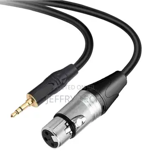 3.5mm Male to XLR Female Cable - Professional Low Noise 5m