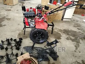 Heavy Duty Power Tiller With Accessories.