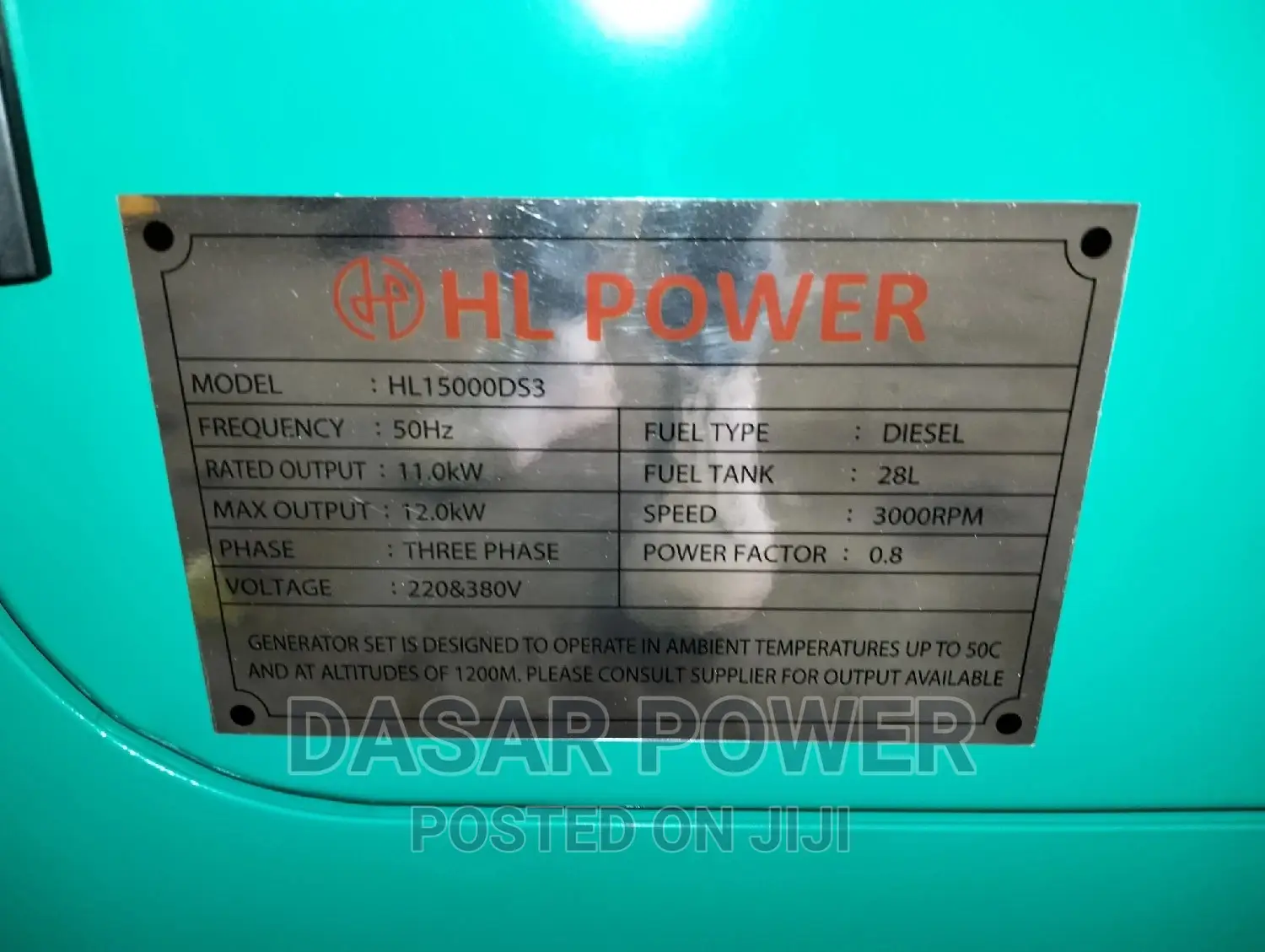 15kva Three Phase Power Generator