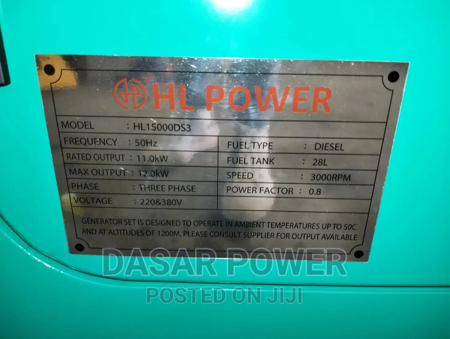 15kva Three Phase Power Generator