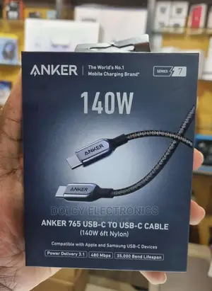 Anker 765 USB-C to USB-C Cable (140W Nylon)