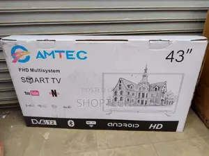 Amtec 43 Smart Android Tv Frameless With Bluetooth