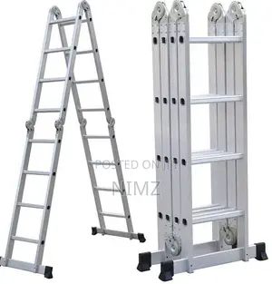 5.7m Aluminum Multi-Purpose Ladder Folding Scaffolding Step