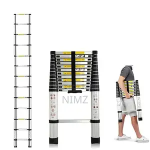 3.8M Telescopic Ladder Multi-Purpose Aluminum