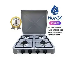 Nunix 4 Gas Table Top COOKER BURNER Stove Portable