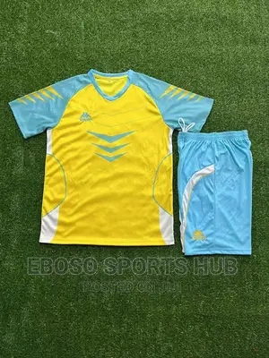 Yellow Kappa Football Jersey