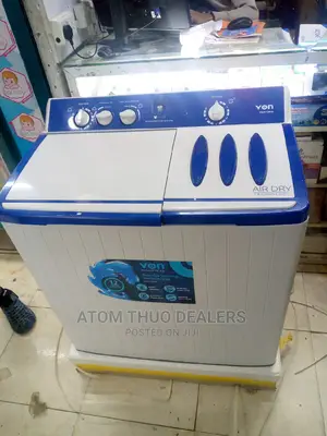 12kg Von Automatic Twin Tub Washing Machine. Available