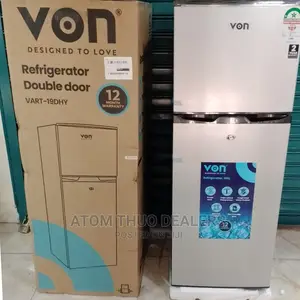 Von 136 Litres Double Door Refrigerator ., ,