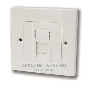 Siemon-Cat6a-Single-Faceplate