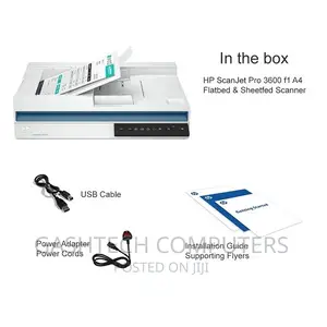 HP Scanjet Pro 3600 F1, Fast 2-Sided Scanning and ADF
