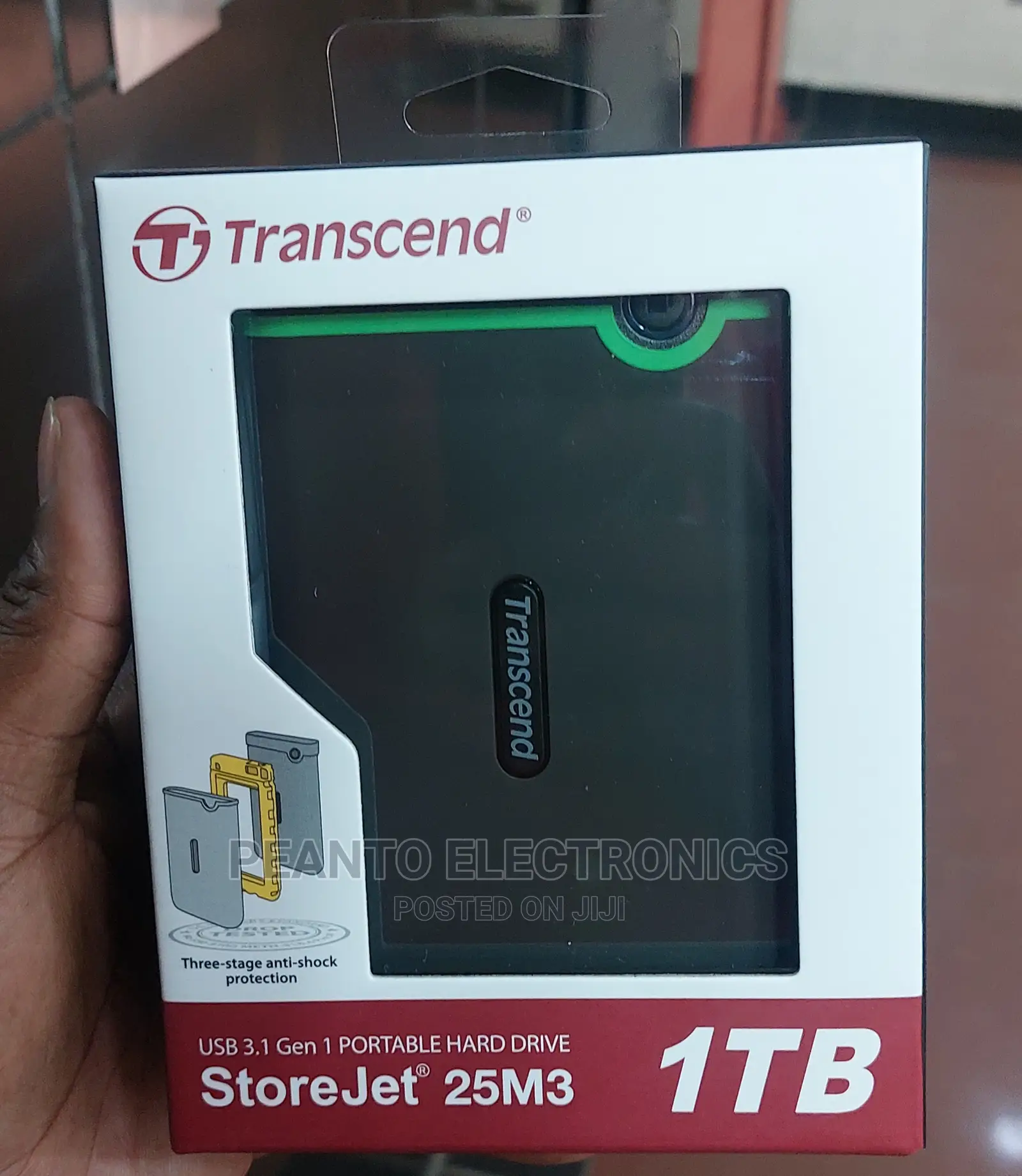 Transcend 1tb Storejet External Hard Disk