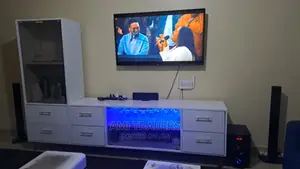 6ft Luxury Tv Stand +Cub Storage