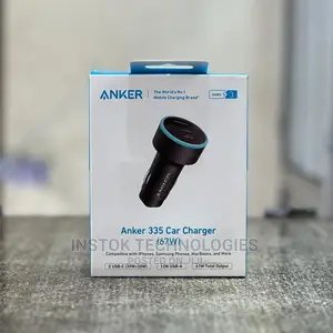Anker 335 Car Charger (67W) 3 Ports Fast Charger