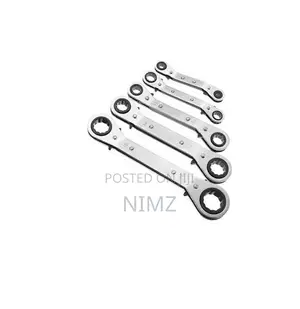 Offset Ring Ratchet Spanner Set (5 Pieces)