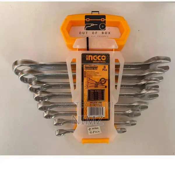Ingco Combination Spanner Set (8 Pcs)