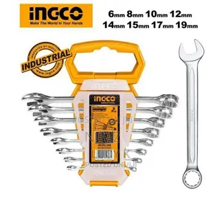 STRONG Ingco 8pcs Combination Spanner Set