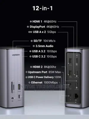 Ugreen 12-in-1 HDMI Fast Charge Universal Docking Station