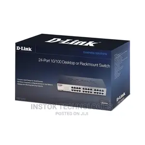 D-Link DES-1024D 24-Port Fast Ethernet Unmanaged Desktop Swi
