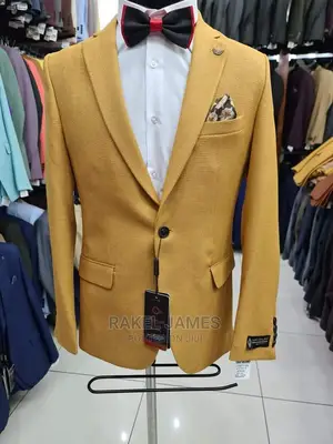 Men Gold Blazer