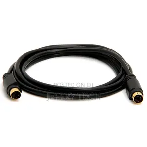 S-Video Cable 6ft 4 Pin Male to Male Gold Plated Mini-Din Co