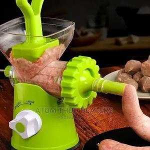 Manual Meat Mincer With Soi Sage Roll Blue Red Color