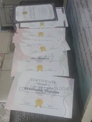 High Quality Certificate Printing Services