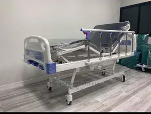 Three Crank Manual Bed With Mattress