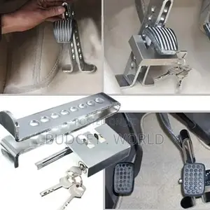 _Clutch Lock Brake Pedal Lock Stainless Steel Anti-Theft