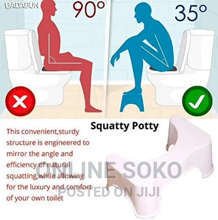 Portable Comfortable Bathroom Squatty Potty Toilet Stool