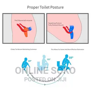 Portable Comfortable Bathroom Squatty Potty Toilet Stool