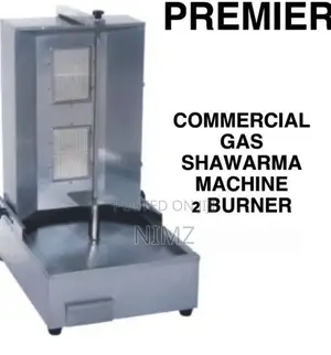 Premier Commercial Gas Shawarma Machine 2 Burner Cooker