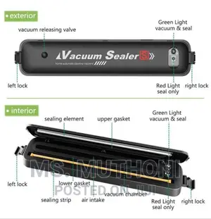 *Big Vacuum Sealer ;2 Options Vacuum Only + V