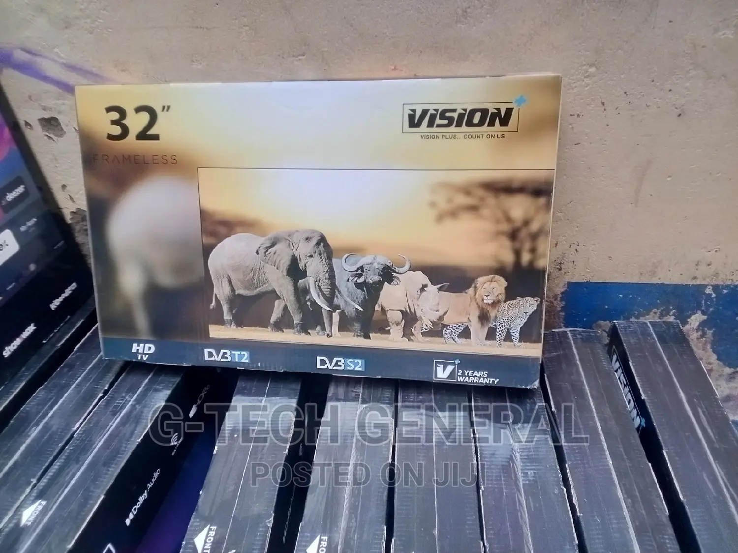 Vision Plus 32inch Digital Led Tv, Inbuilt Decoder