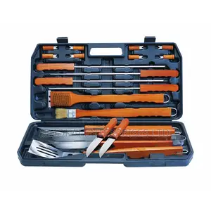 Alva 21pc Deluxe Wood-Handled BBQ