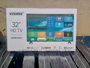 Vision Plus 32 Inch, Bluetooth, Frameless Smart Android Tv.