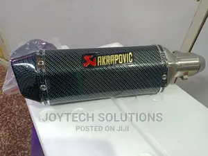 Motor Cycle Exhaust Pipe. Akropovic From 150 Cc and Above
