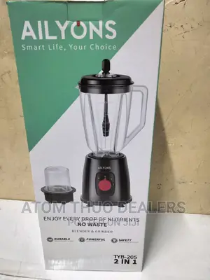 AILYONS Blender 2 in 1 With Grinder Machine,.,.