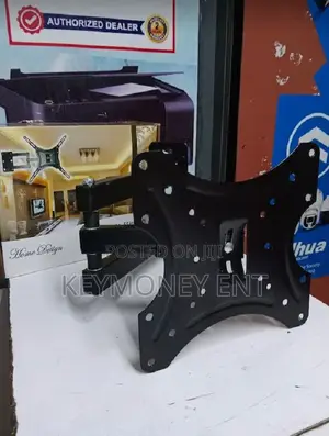 <14"-55" Full Motion TV Wall Mount Swivel><