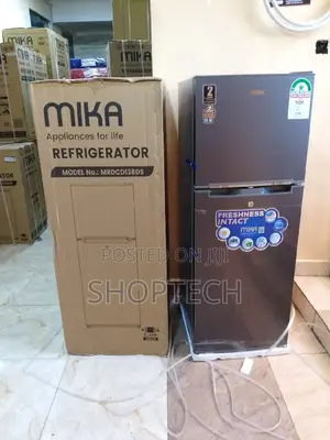 Mika 138ltr Double Door Refrigerator