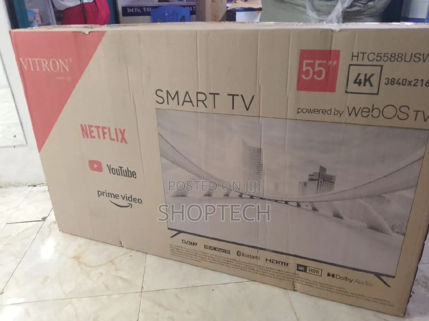 *Vitron 55" Webos Smart Android Frameless Bluetooth
