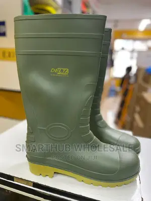 Slip Resistant Safety Steel Toe Gumboots Delta