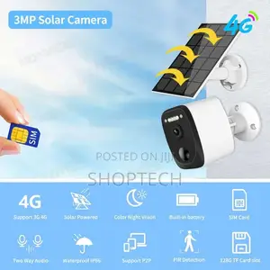 4G Wifi Solar Camera With Simcard
