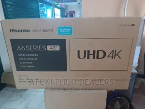 Hisense 43 Inch UHD VIDAA Frameless LED TV Bluethooth.