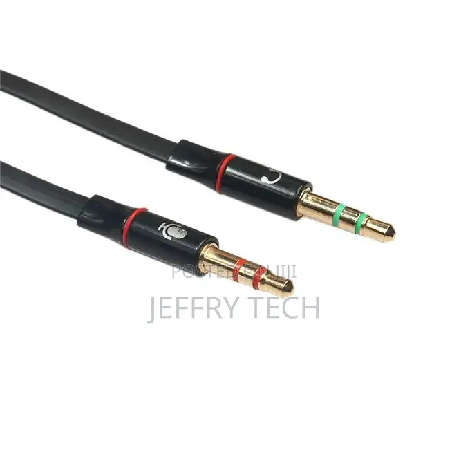 Y Splitter Cable 3.5mm Jack Microphone Headset Audio Splitte