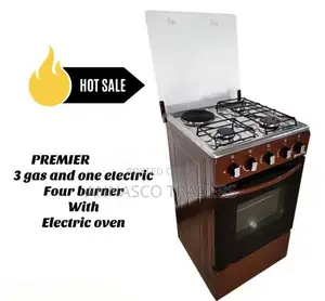 Premier 3 Gas and 1 Electric Four Burner Cooker With Electri