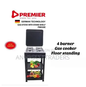 Premier 4 Burner Gas Cooker Floor Standing