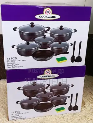 14pcs Tc Cookware Set Available