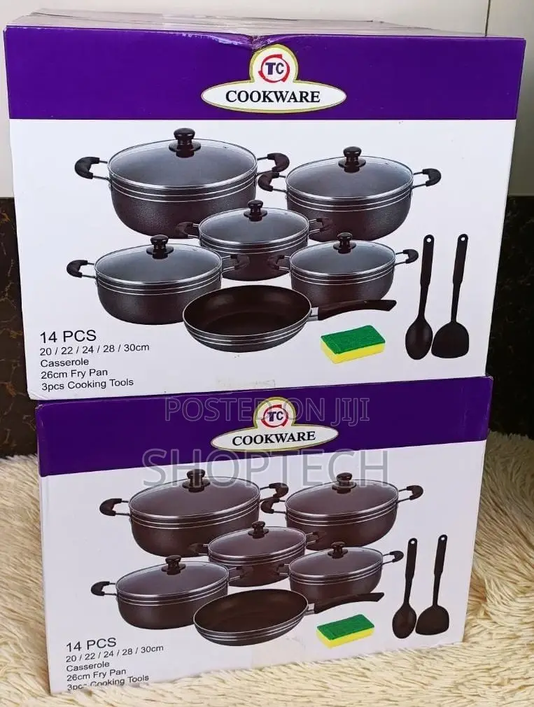 14pcs Tc Cookware Set Available