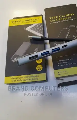 5 in 1 USB C to HDMI Adapter With Ethernet Port