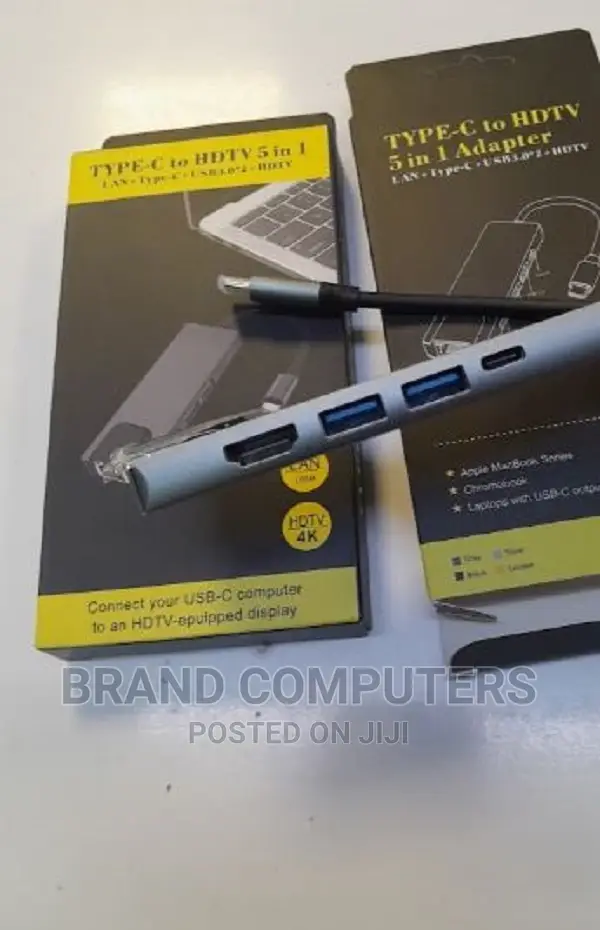 5 in 1 USB C to HDMI Adapter With Ethernet Port